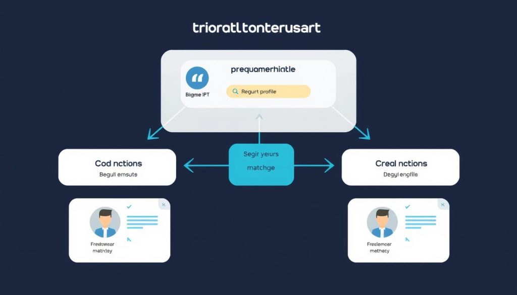 Fonctionnement du système de matching de la plateforme de freelancing Bizme.fr avec ChatGPT