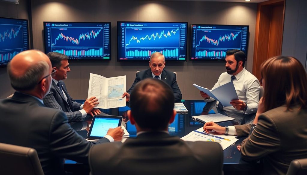 Comité de gouvernance Umalis Group supervisant la stratégie d'allocation Bitcoin masse salariale lors d'une réunion stratégique