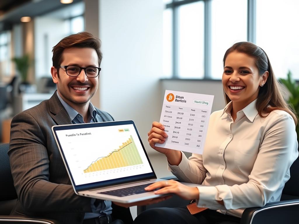 Consultant Umalis Group recevant sa part des plus-values générées par la stratégie d'allocation Bitcoin masse salariale