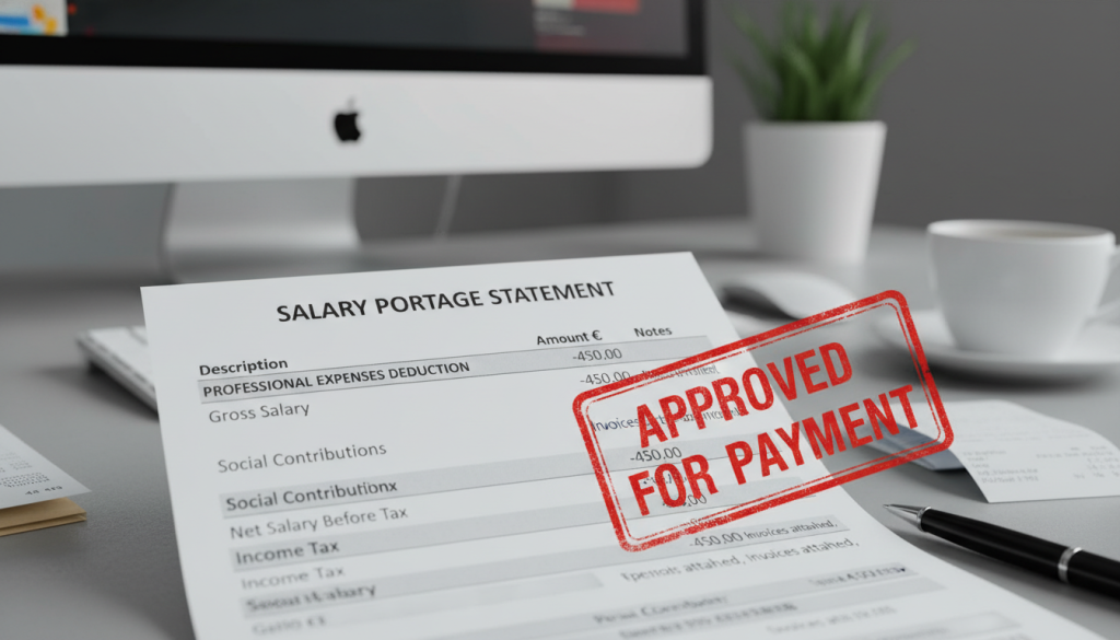 Déduction des frais professionnels en portage salarial Déduction des frais professionnels en portage salarial