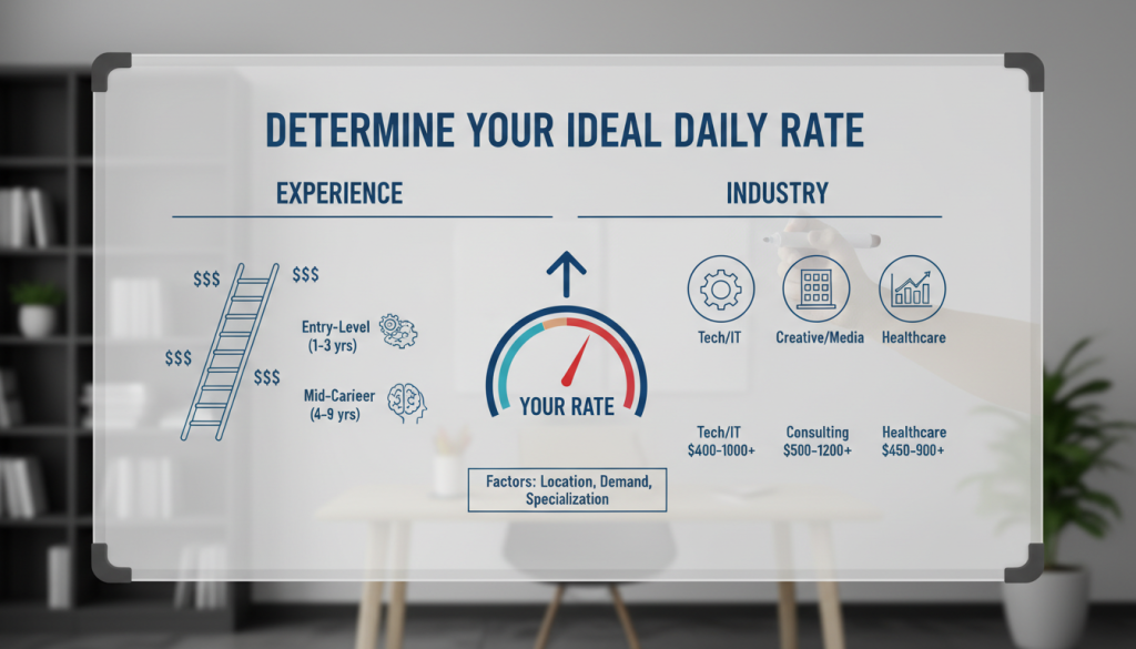 Déterminez votre TJM idéal en fonction de votre expérience et de votre secteur Déterminez votre TJM idéal en fonction de votre expérience et de votre secteur