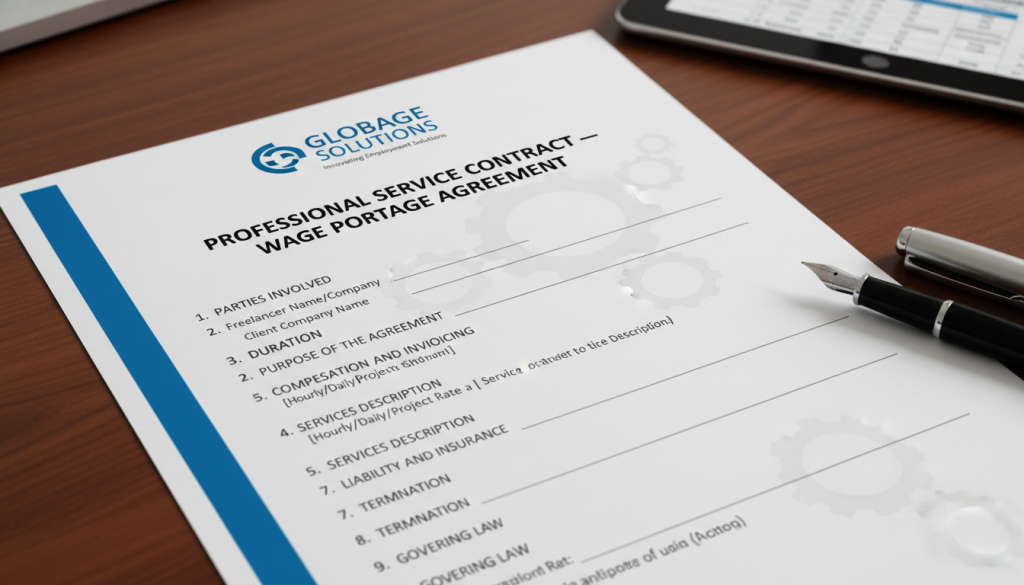 Modèle de contrat de prestation de service en portage salarial Modèle de contrat de prestation de service en portage salarial