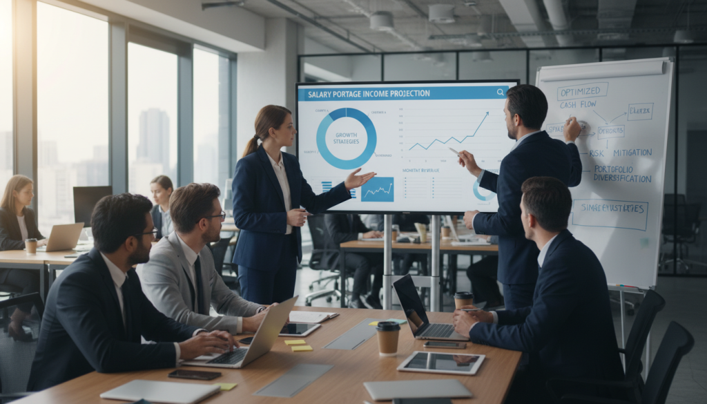 Simulation de revenus en portage salarial Simulation de revenus en portage salarial